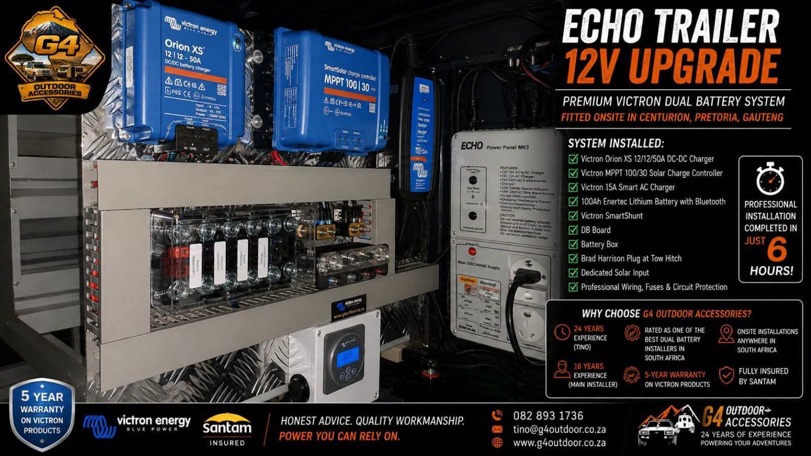 ECHO 5 TRAILER 12V UPGRADE