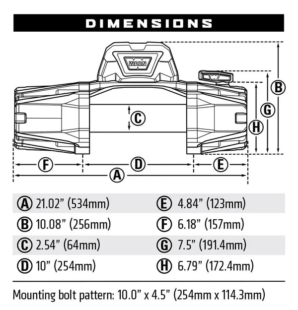 WARN VR EVO 10-S 10,000lb WINCH - Image 5